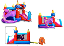Nafukovací atrakce dráček - Půjčovna Skákací hrady SUZI